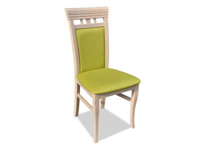 Esszimmer Stuhl 1 Sitzer Holz Luxus Klassische Möbel Design Lehnstuhl