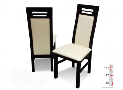 MASSIVHOLZ HOLZ STUHL MODERN DESIGNER LANGE ESSZIMMERSTUHL KÜCHE DEKORATIVE