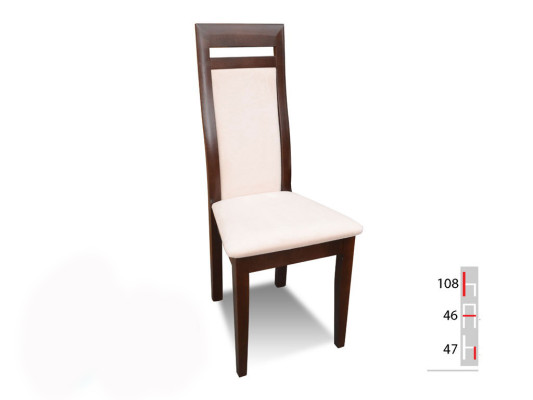 MASSIVHOLZ HOLZ STUHL MODERN DESIGNER BEIGE ESSZIMMERSTUHL LANGE DEKORATIVE