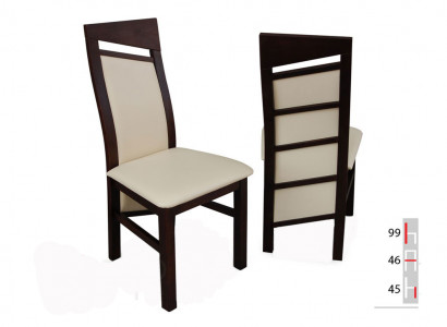 MASSIVHOLZ HOLZ STUHL MODERN Weiß DESIGNER ESSZIMMERSTUHL KÜCHE DEKORATIVE