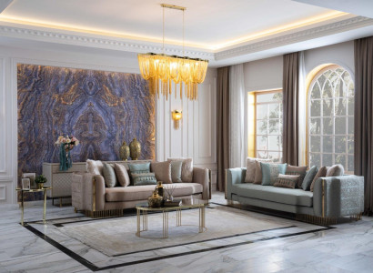 Stilvoll Sofagarnitur 2x Sofas Klassische Design Möbel mit Armlehnen 4+3