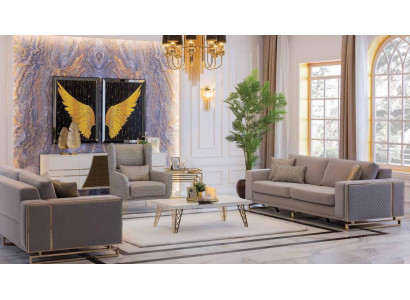 Modernen Sofagarnitur 3+2+1 Sitzer Couchen Möbel Luxus Designen Sofa