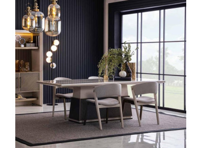 Luxus Esstisch Esstische Tisch Essgarnitur Essgruppe Tische 4x Lehnstühle Stuhl