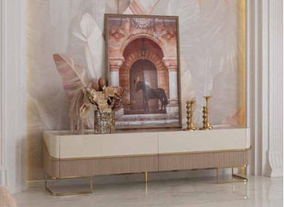 Klassischer Fernseher Ständer Sideboard Kommode Wohnzimmer Schränke rtv tv