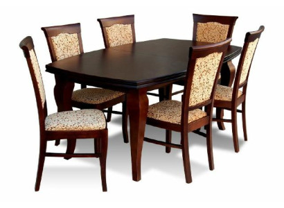 Esstisch + 6x Stühle Stuhl Esszimmer Set Essgruppe Modern Tisch Tische Neu Z11