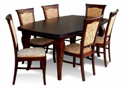 Esstisch + 6x Stühle Stuhl Esszimmer Set Essgruppe Modern Tisch Tische Neu Z11