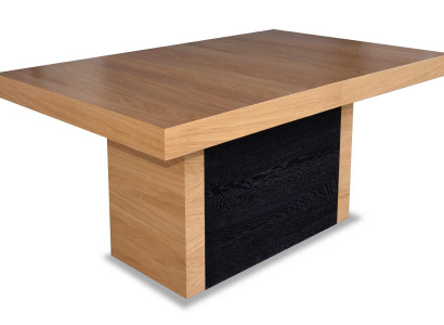 Luxus Esstisch Designer Holz Tische Möbel Säulen Tisch Esszimmer 110x250/490cm 