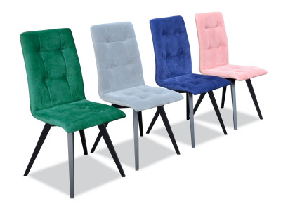 Stuhl Grau Design Wohnzimmer Esszimmer Holz Stühle Polster Lehnstuhl Design Neu