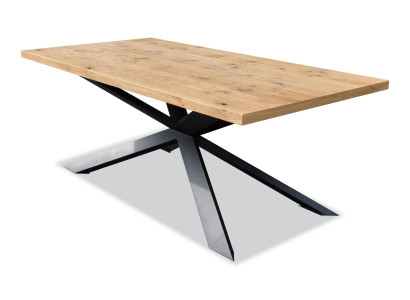 Esstisch Design Tisch Holz Edelstahl Moderne Esszimmer Wohnzimmer