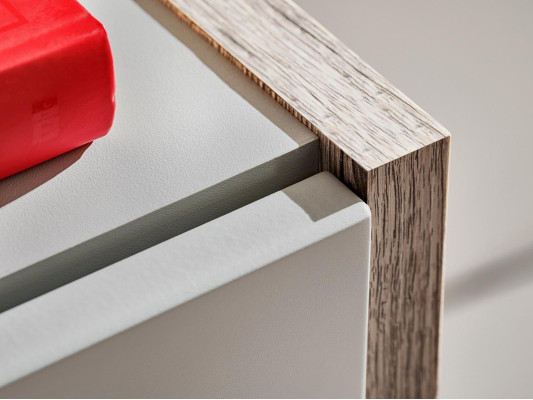 Grau Wohnwand Wohnzimmer Möbel Holz rtv TV-Ständer Moderne Design Einrichtung