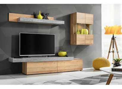 Wohnzimmer Wohnwand Modern Designer TV-Ständer Wandschrank Neu