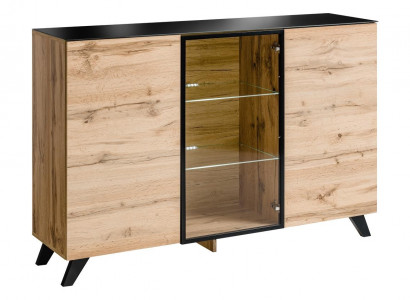 Kommode Holz Design Modernes Sideboard Wohnzimmer Einrichtung Neu