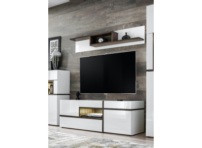 Wohnzimmer Wohnwand TV-Ständer Regal Luxus Design Set Modern Möbel Neu