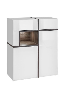 Modern Schrank Designer Möbel Weiß Luxus Wohnzimmer Möbel Holz Neu