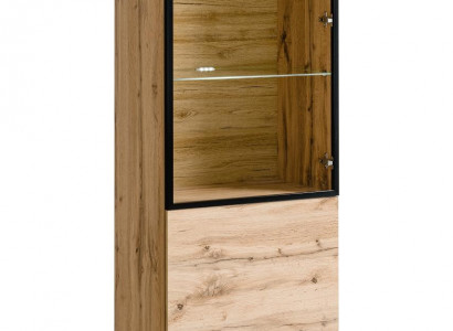 Wohnzimmer Luxus Vitrine Schrank Holz Modern Möbel Designer Einrichtung