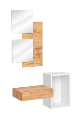 Flur Garderobe Möbel Moderne Design Wand Einrichtung Holz neu Diele