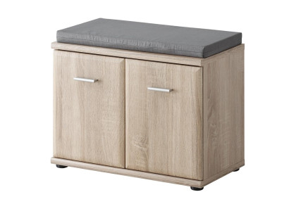 Schuhschrank Holz Möbel Schuhregal Grau Luxus Designer Möbel Moderne