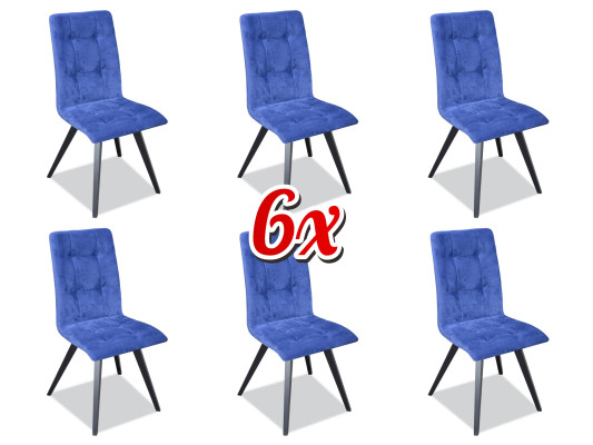 Gruppe Sessel Italienische Luxus Möbel Garnitur Esszimmer Stuhl Set 6x Stühle