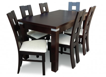 Essgarnitur Esstisch 6 x Stuhl Set Garnitur Tisch Essgruppe 7tlg. Tische Neu