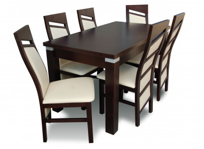 Esstisch 6 Stühle Sitzgarnitur Tisch Stuhl Set Esszimmer Garnituren Design