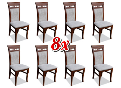 Esszimmer Komplette Sitzgruppe Design Stuhl Set Stühle 8x Garnitur Gruppen Neu