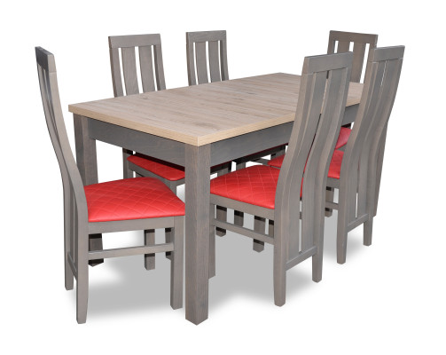 Esstisch Sitzgarnitur Tisch Stuhl Set Esszimmer Garnituren Design Sets