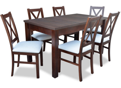 Komplette Esszimmer Garnitur Tisch 6x Lehnstuhl Stühle Luxus Essgruppe Set 7tlg