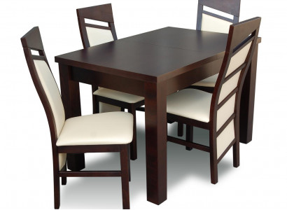 Essgarnitur Esstisch 4 x Stuhl Set Garnitur Tisch Klassische Essgruppe 5tlg. nEU