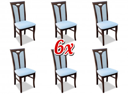 Garnitur Sessel Lounge Set Ess 6x Chair Design Polster Sitz Stühle Stuhl Gruppen