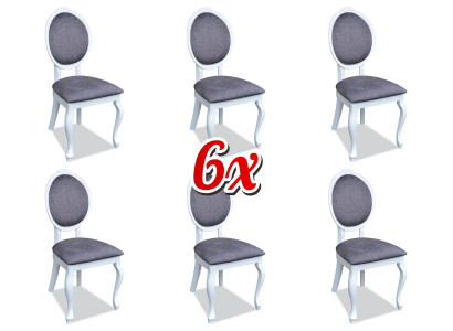 Esszimmer Stuhl Set Garnitur Lehn Stühle Komplett Gruppe Wohnzimmer 6x Stück Neu