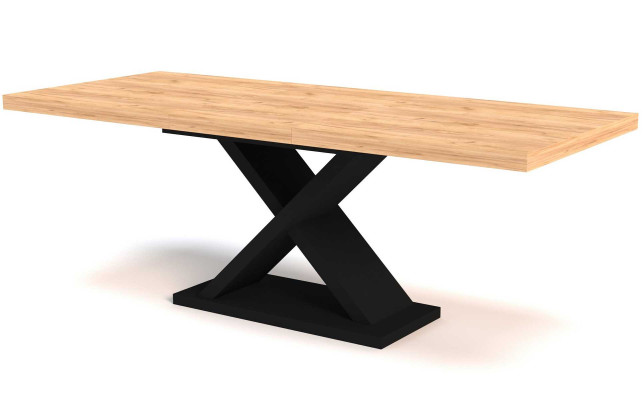 Esstisch Tisch Esszimmer Wohnzimmer Braun Holz Design Luxus Modern