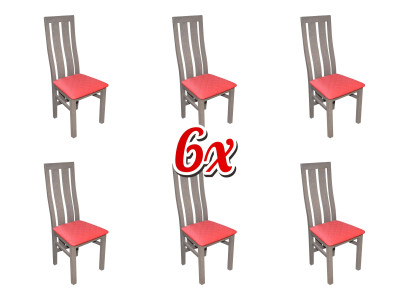 Esszimmer Garnitur 6x Stück Esszimmer Stuhl Set Stühle Garnitur Komplett Gruppe