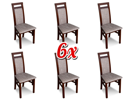 Lehnstuhl Gruppen Garnitur Esszimmer Stuhlgruppe Komplette Set 6x Lehn Stühle