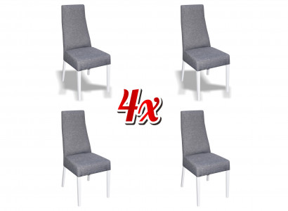 Esszimmer Küche Gruppe Set Stuhl Garnitur Sitz Polster Holz 4x Stühle Möbel Neu