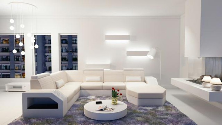 Designer Sofa Ecksofa Leder Stoff Textil Polster Garnitur Wohnlandschaft Neu