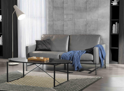 Luxus Designer Sitz Garnitur Sofa Couch Polster Set Leder 2+1+1 Couchen