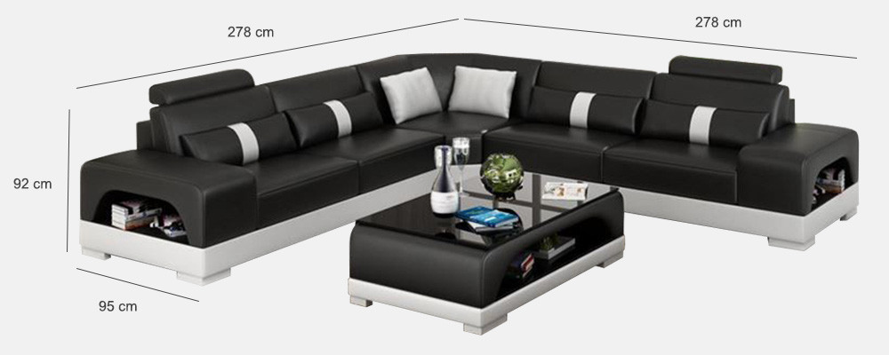 Ecksofa mit USB,Couch Sofa Wohnlandschaft Sitz Eck Garnitur Leder Textil Sandber