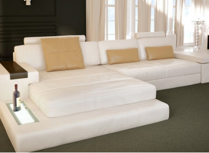 Ecksofa Couch Polster Wohnlandschaft Eck Garnitur Ecke Leder Textil Sofa L Form