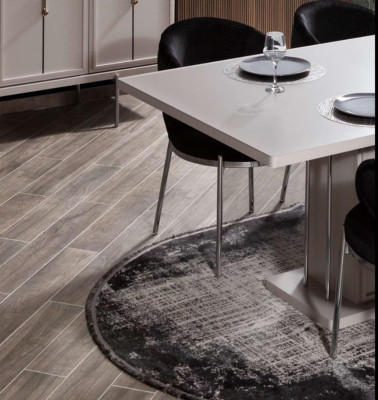 Esszimmer Garnitur Modernes Set Esstisch 4x Polsterstühle Sideobard 7tlg