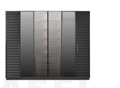 Schwarzer Kleiderschrank Luxus Schränke Schlafzimmer Schrank Holz Möbel