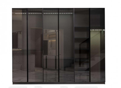 Moderner Grauer Kleiderschrank Schlafzimmer Schränke Designer Einrichtung