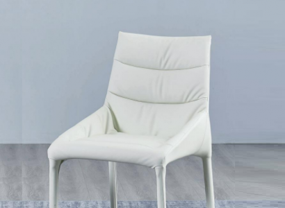 Esszimmer Weißer Einsitzer Designer Stuhl Holzgestell Armlehnenstühle