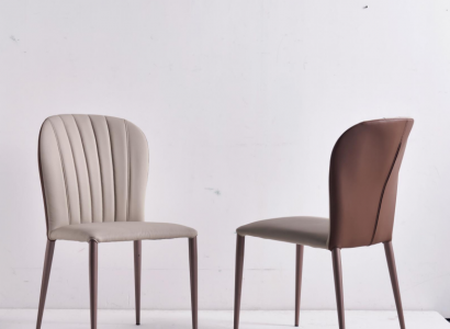 Beiger Esszimmer Stuhl Esszimmer Möbel Designer Kunstleder Stühle Neu