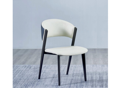 Weißer Esszimmerstuhl Luxus Textil Einsitzer Lederstühle Holzgestell