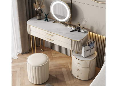 Weißer Schminktisch Designer Frisiertische Schlafzimmer Kosmetiktische