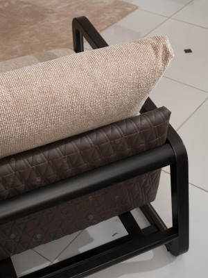 Komplette Wohnzimmer Sofa Couchtische 6tlg Stoffsofa Beige Holz Modern