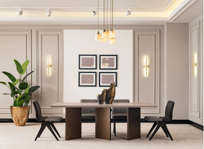 Essgruppe Essecke Esszimmermöbel Esstisch Esszimmer 7tlg Holz Grau