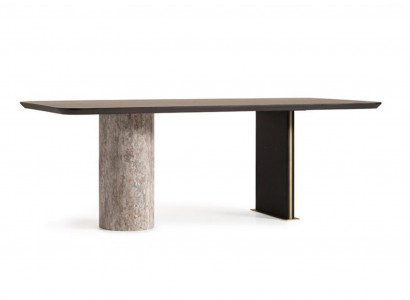 Esstisch Esszimmertisch Tisch Esszimmer Holz Braun 220 cm Moderne