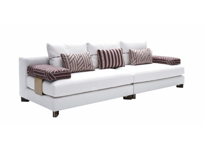 Sofa 4 Sitzer Stoffsofa Sofa 4 Sitzer Polstersofa Weiß Sofas Modern