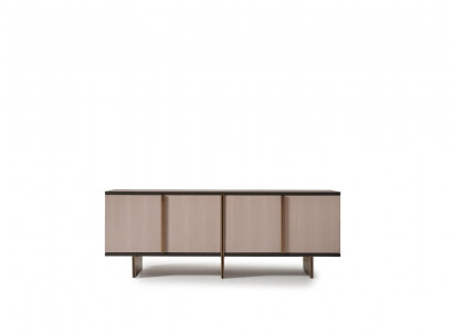 Sideboard Anrichte Kommode Holz Esszimmer Beige Schrank Holzschrank